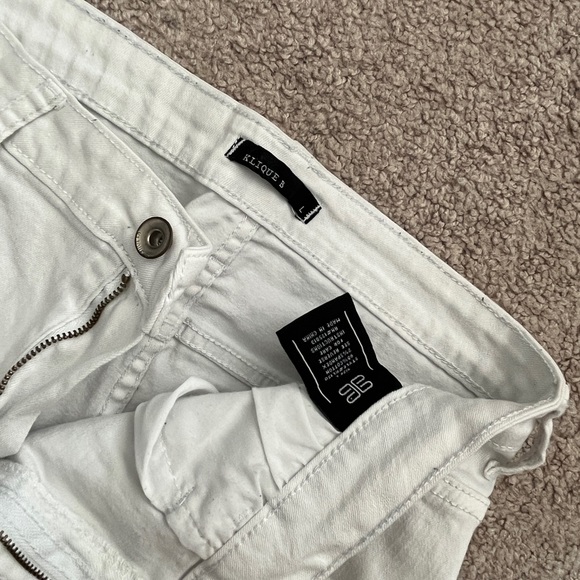 White Denim Shorts - Picture 3 of 3